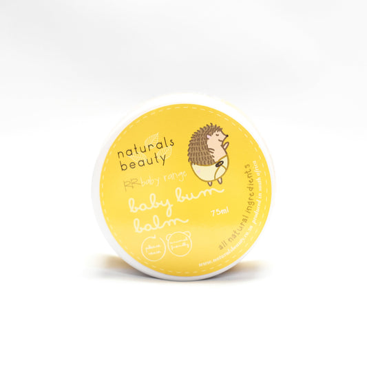 Yellow container with a hedgehog design on a white background