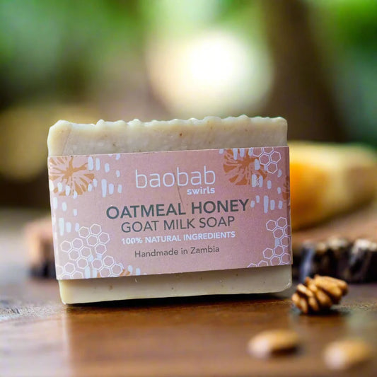 BAOBAB SWIRLS - Oatmeal & Honey Soap