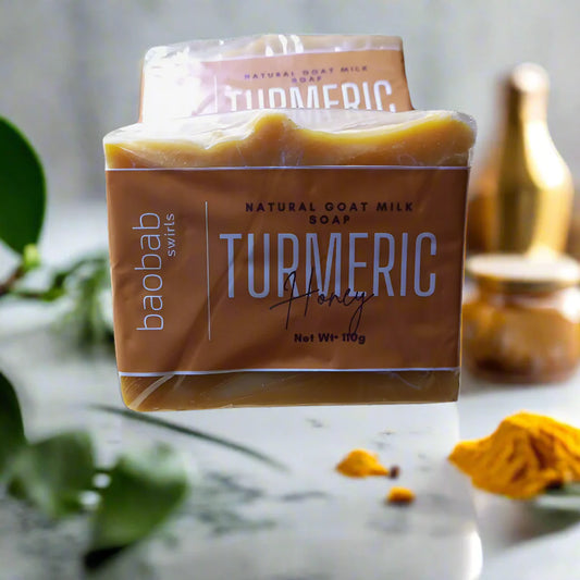 BAOBAB SWIRLS - Tumeric & Honey Soap