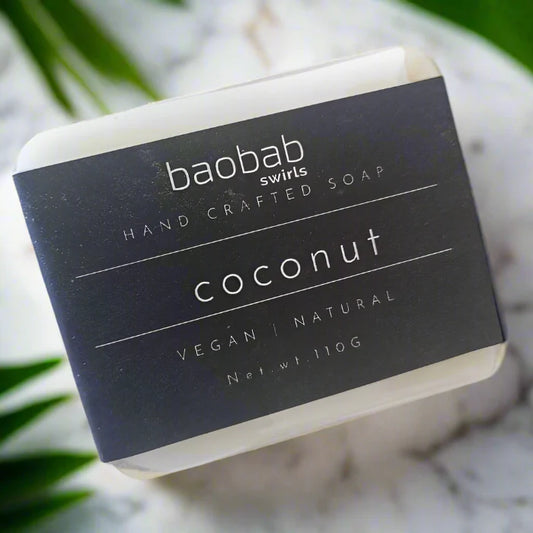 BAOBAB SWIRLS - Coconut Vegan Soap